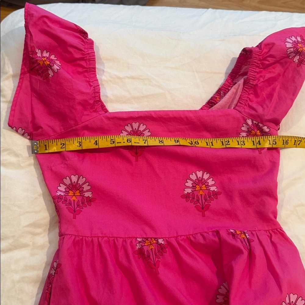 Sugarlips pink maxi dress with flowers - Picture 7 of 12
